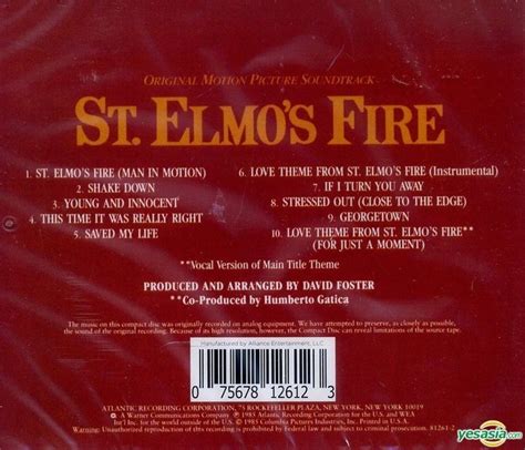 YESASIA St Elmo S Fire Original Motion Picture Soundtrack OST US