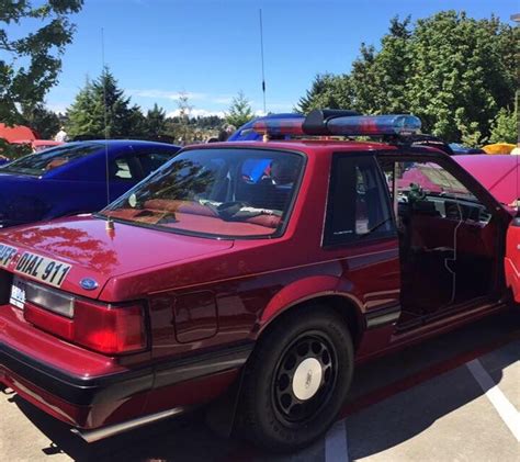 Pin By Larry Hand On Fox Body Coupe Police Cars Fox Mustang Mustang