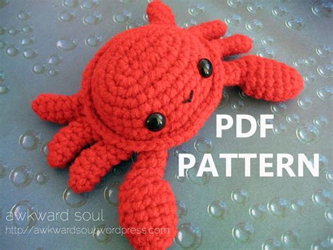 Crab Amigurumi Crochet Pattern Pdf