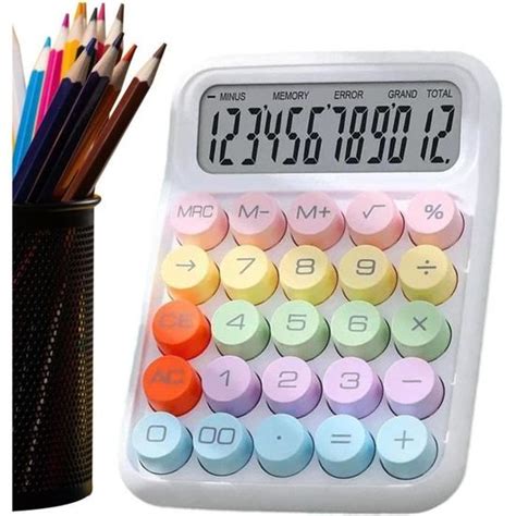 Calculatrices Scolaires Calculatrice Color E Chiffres