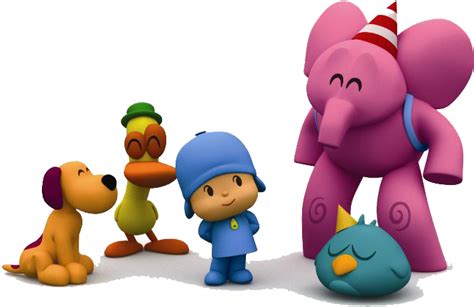 Pocoyo And Friends Hd Quality Png Png Play