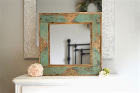 Rustic Reclaimed Wood Framed Mirror Farmhouse Mirror - Etsy