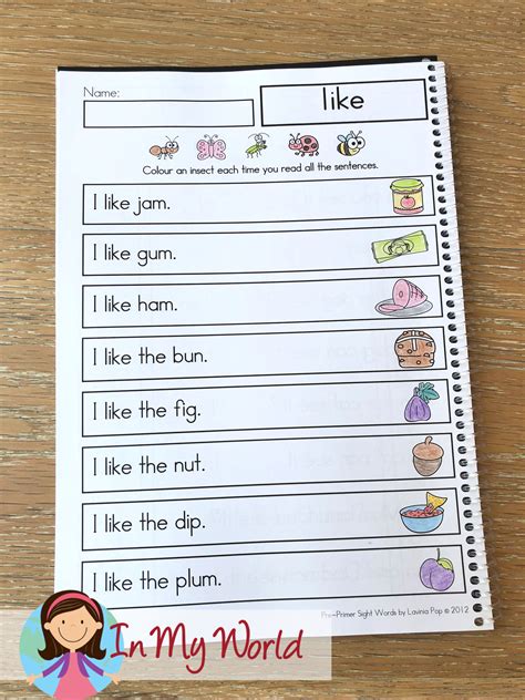 Sight Word Fluency Flip Books Sight Words Kindergarten