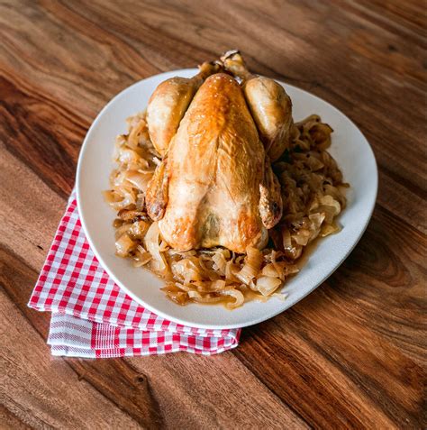 Poulet Aux Oignons Recette Marie Hot Volailles