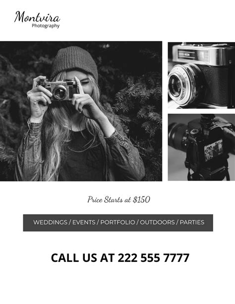 Free Photography Flyer Templates And Examples Edit Online And Download