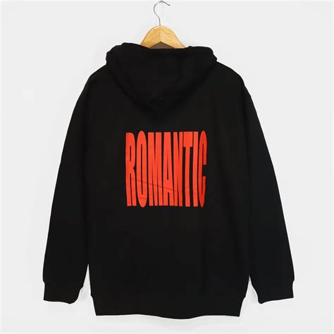 Glue Skateboards Romance Pullover Hooded Sweatshirt Black Welcome Skate Store