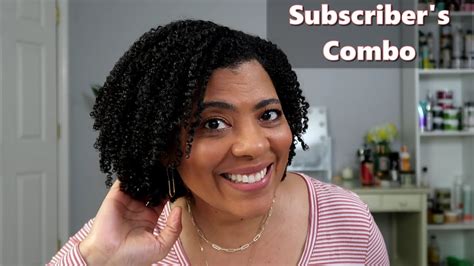 Trying My Subscribers Wash N Go Combo Kinky Curly Knot Today Ufd