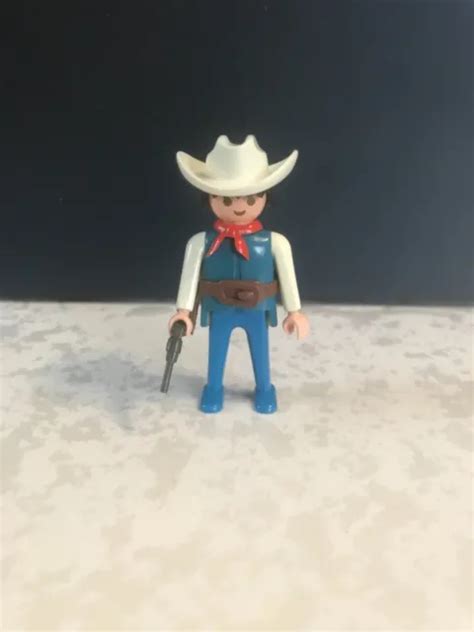 Playmobil Vintage Western Cow Boy Du Saloon Eur Picclick Fr