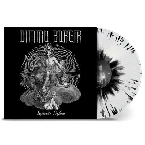 Dimmu Borgir Inspirato Profanus Black White Splatter Vinyl