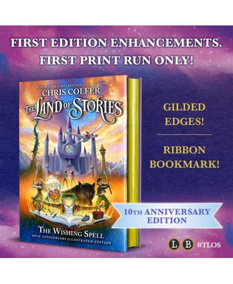 Barnes And Noble The Land Of Stories The Wishing Spell 10th Anniversary Illustrated Edition By