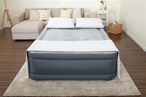 Amazon SleepLux Queen Air Mattress Supersoft Snugable Top Extra