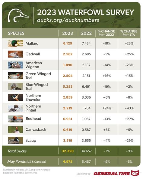2023 DUCK POPULATION NUMBERS | Duck Hunting Forum