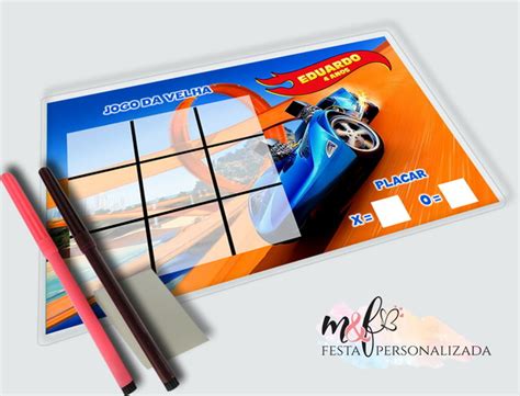 Jogo Da Velha Plastificado Hot Wheels Elo Produtos Especiais