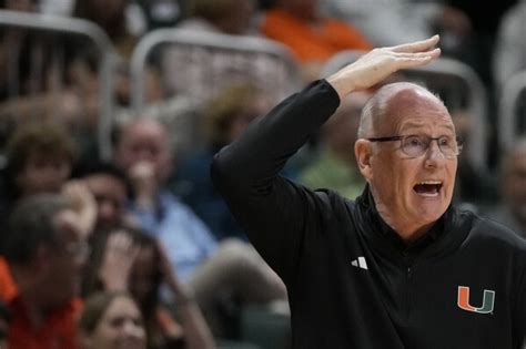 Another Final Four Banner Awaits Miami S Jim Larrañaga Who Is Not Slowing Down Ap News