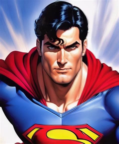 Superman Portrait Superman Artwork Superman Art Superman