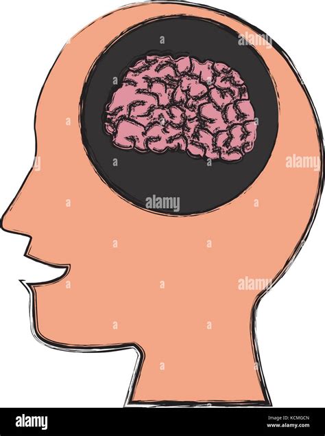 Human Brain Silhouette Stock Vector Image And Art Alamy