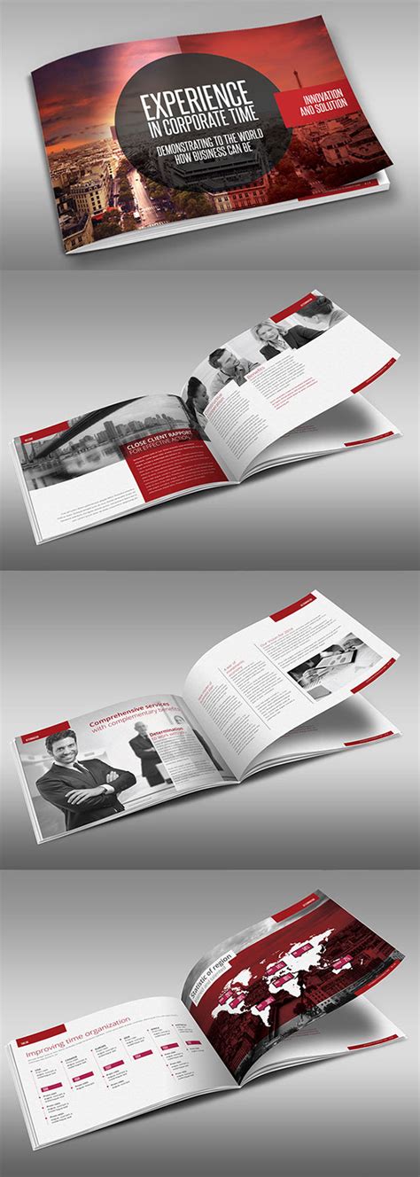 Red Black Design Brochure Behance