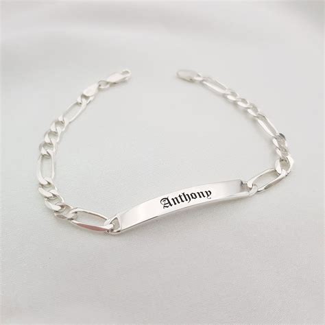 Men Name Bracelet Personalized Engraved Bracelet For Men Etsy Canada