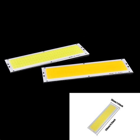 1000LM 10W COB Warm Cool White LED Square Strip Light High Power Lamp