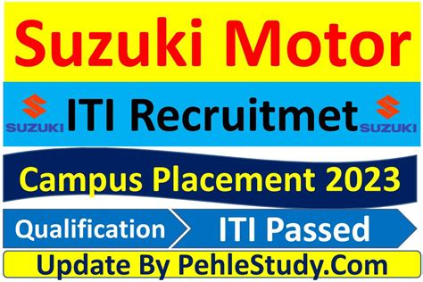 Suzuki Motor Gujarat Campus Plaement Pehle Study