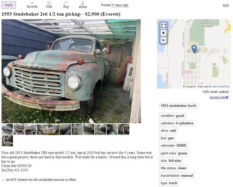 Ran In 2019 1953 Studebaker 2R6 Half Ton Barn Finds