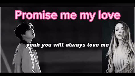 Promise Me My Love Cintanya Aku Jungkook With Lyrics Youtube