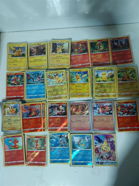 Pokemon Pikachu Charmander Squirtle Reverse Holo And Holo Cards