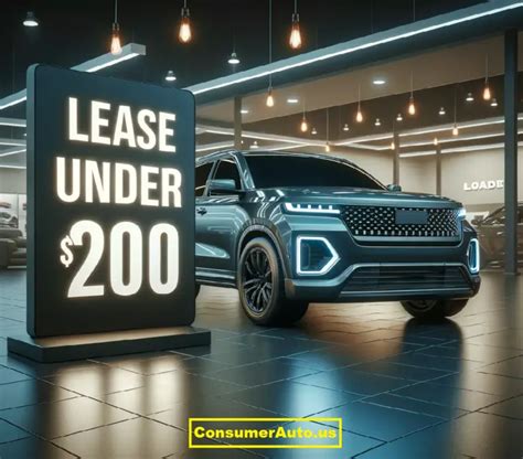 SUV Lease Under 200 Finding Affordable Options Consumer Auto