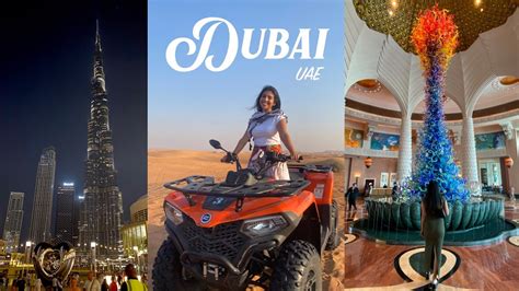 DUBAI TRAVEL VLOG 2023 Atlantis The Palm Burj Khalifa Desert Safari