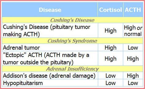 Cushings Awareness Testing With Images Addisons Disease Cushings