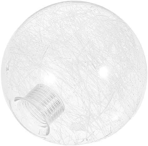 ABOOFAN Abat Jour Globe En Verre G9 Abat Jour Fileté Boule Transparente