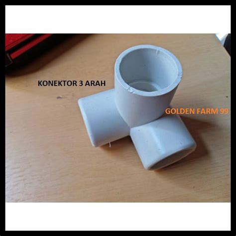 Jual Konektor Atau Sambungan 3 Arah Pipa Pvc 1 Inch Harga Murah Warna