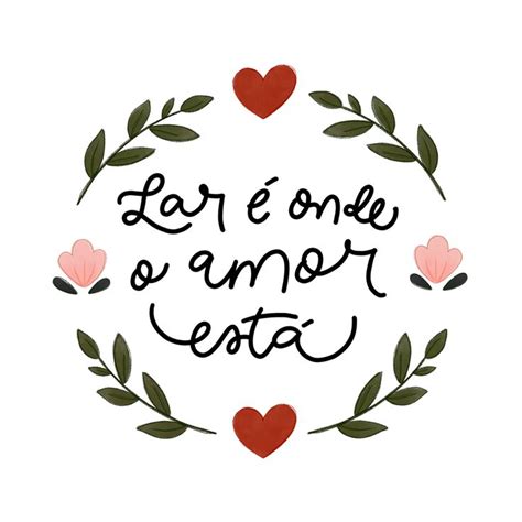 Adesivo Lar Onde O Amor Est De Bruna Viana Colab Frases