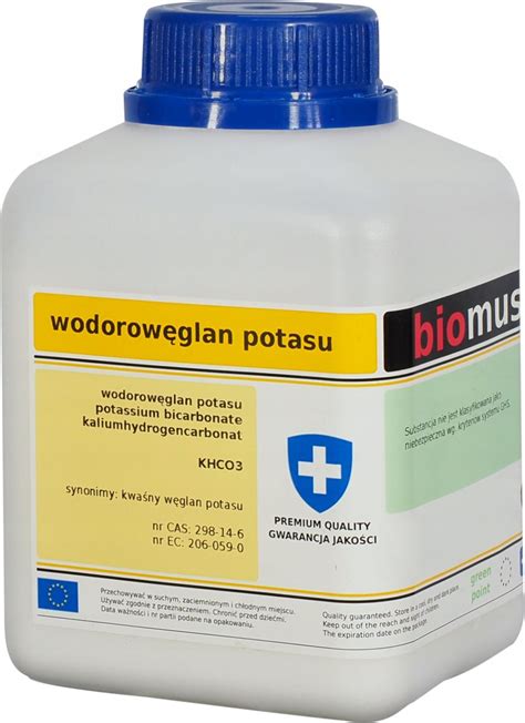 Drobne akcesoria medyczne Biomus Wodorowęglan Potasu 250G Ceny i