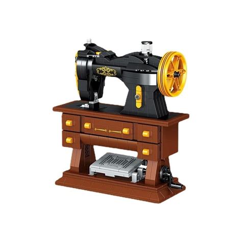 building blocks build   vintage sewing machine