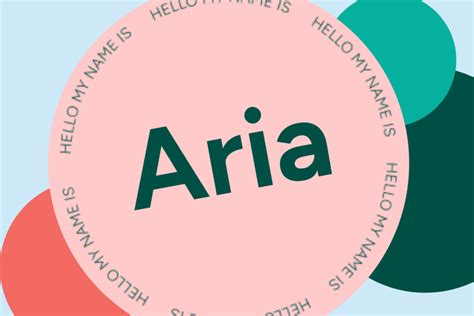 Aria Significado Del Nombre Origen Popularidad