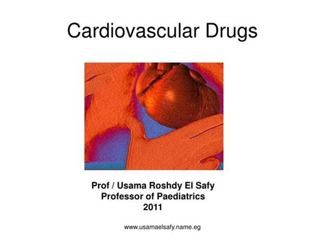 PPT - Cardiovascular Drugs PowerPoint Presentation - ID:5785317