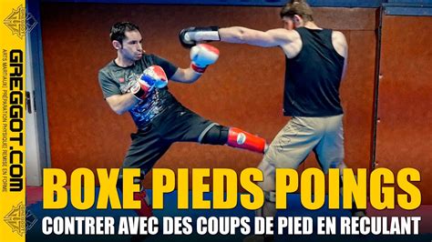 Kick Boxing Coups De Pieds En Reculant Youtube