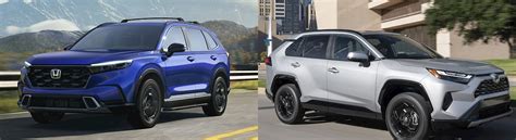 2023 Toyota Rav4 Hybrid Vs Honda Crv Hybrid