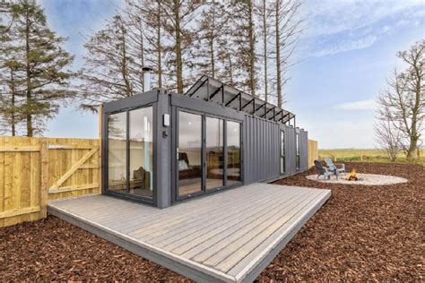 Off Grid Container Cabin Life Tiny House Universe