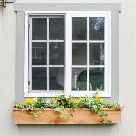 Easy $15 Fixer Upper Style DIY Cedar Window Boxes - Joyful Derivatives