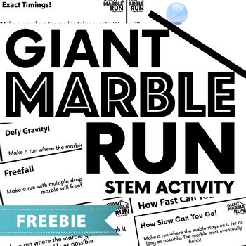 Giant Marble Run - Outdoor STEM / Team Builder by Saving The Teachers