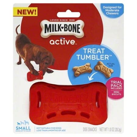 Milk-Bone Treat Tumbler, Interactive Dog Toy for Small Dogs - Walmart.com