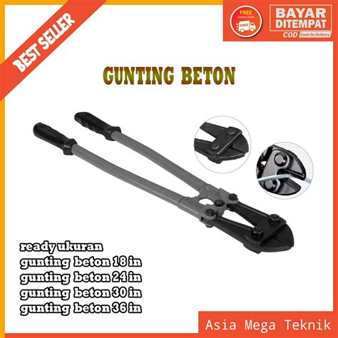 [turun Harga] Kdk Bolt Cutter 18inch Gunting Pemotong Baut Besi Flat Baja Ringan Gunting Beton