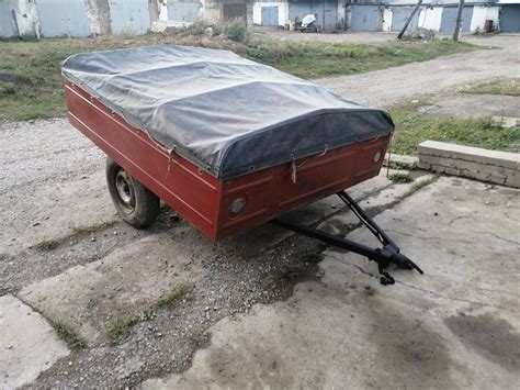 Купить б/у ММЗ 81021 в Красноярске: красный прицеп к легковому ...
