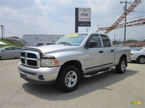 2002 Bright Silver Metallic Dodge Ram 1500 St Quad Cab 4x4 52039668