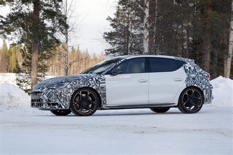 Golf Sized 2024 Cupra Leon Spied In Hatch And Wagon Forms Keeping The