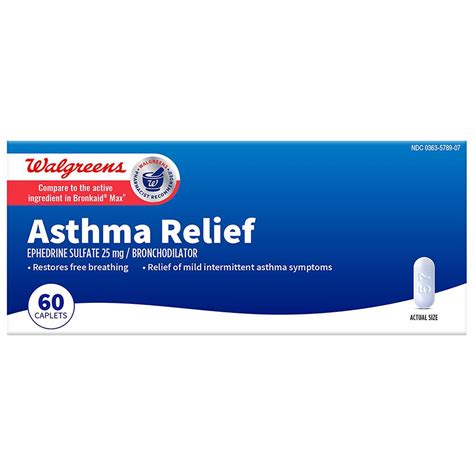 Walgreens Asthma Relief Caplets Walgreens