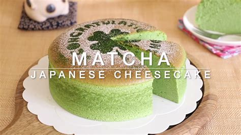 Matcha Japanese Cheesecake Delicious Baking Recipe Craft Passion