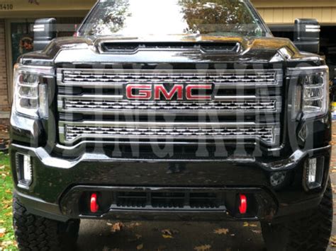 20 2023 GMC Sierra 2500 3500 HD Chrome Grille Insert Mesh Grill Overlay